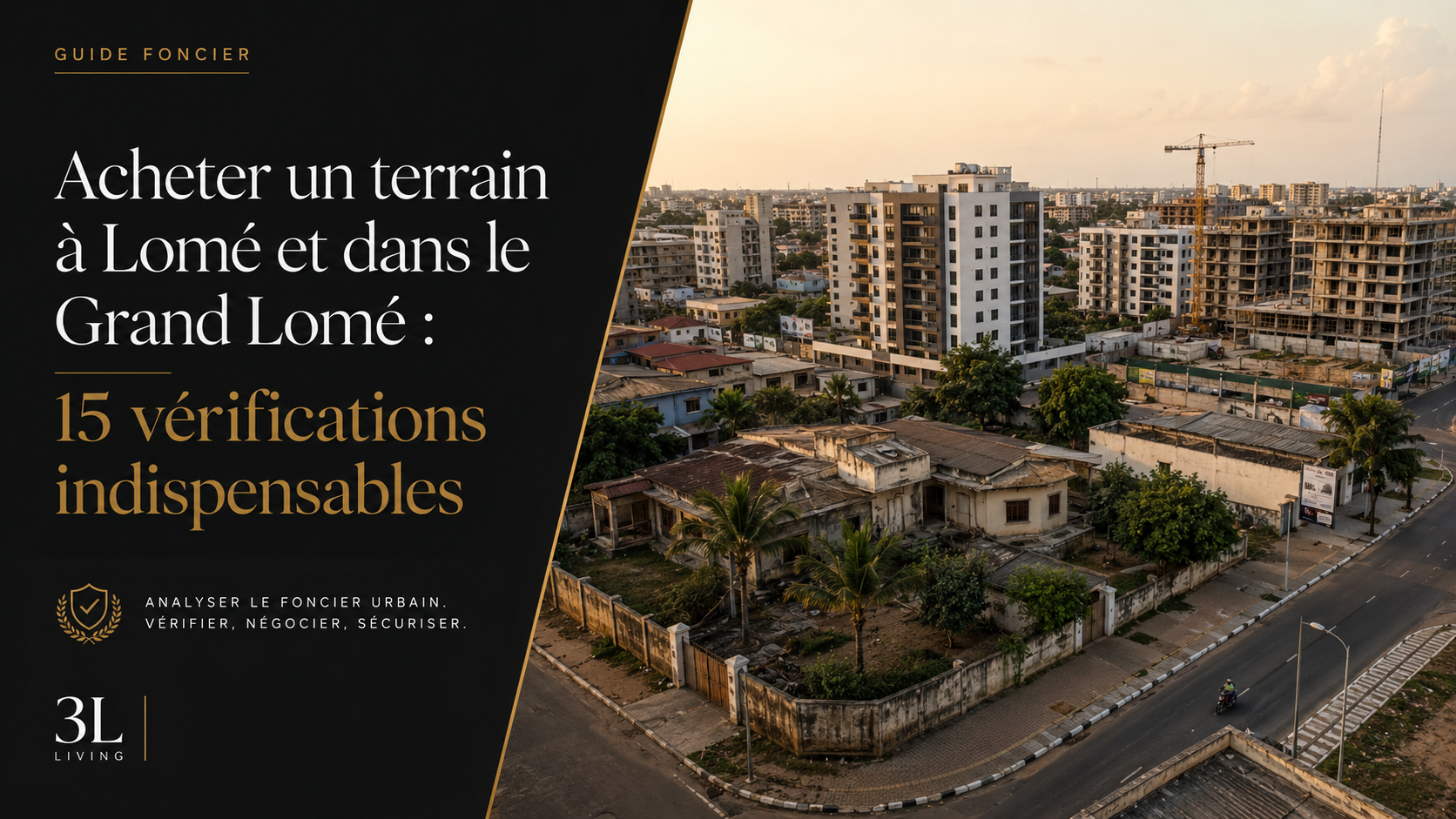 Acheter un terrain à Lomé et dans le Grand Lomé : 15 vérifications indispensables